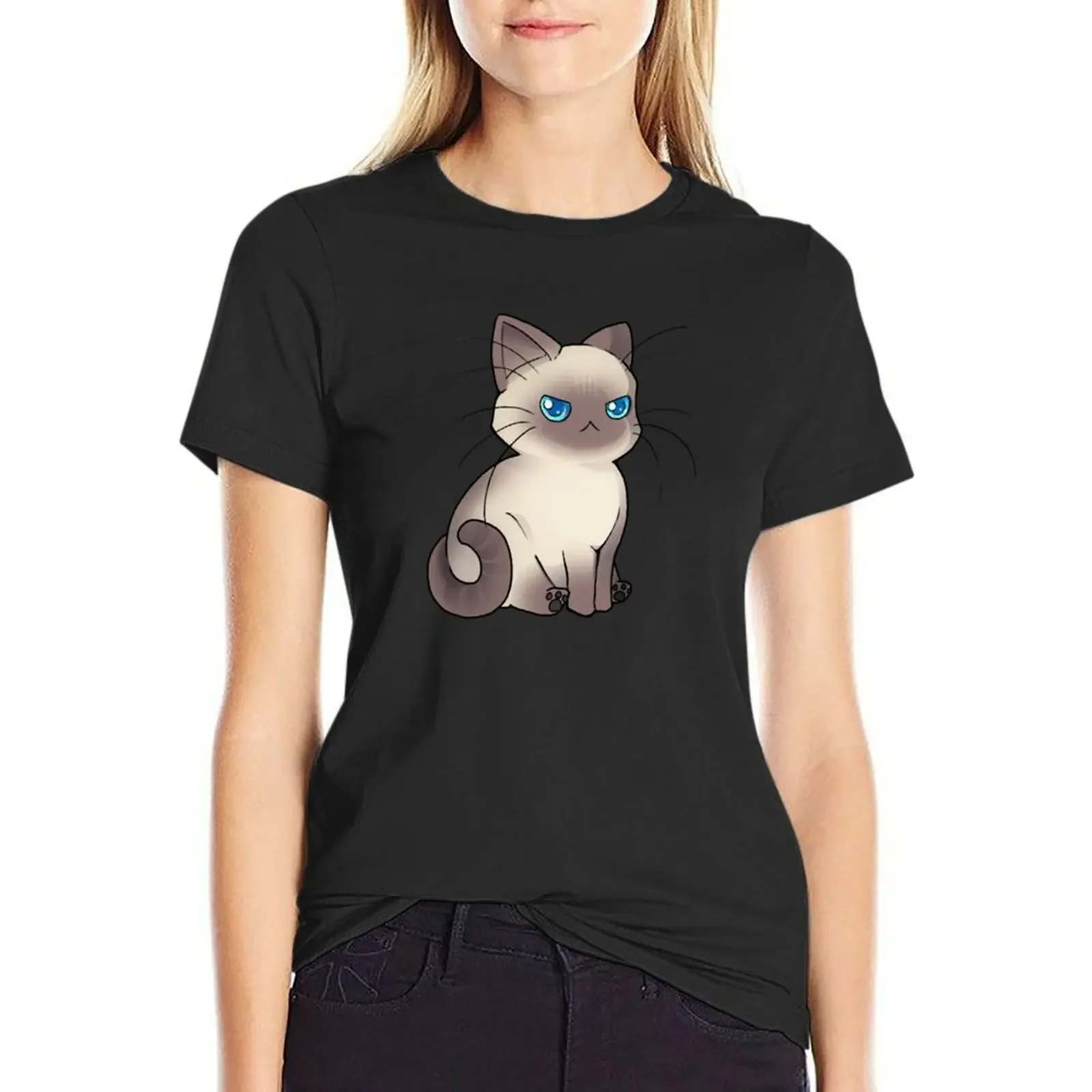 Booker the Siamese T-Shirt Aesthetic clothing plus sizes quick drying tshirts for Women
Booker the Siamese T-Shirt Aesthetic clothing plus sizes quick drying tshirts for Women