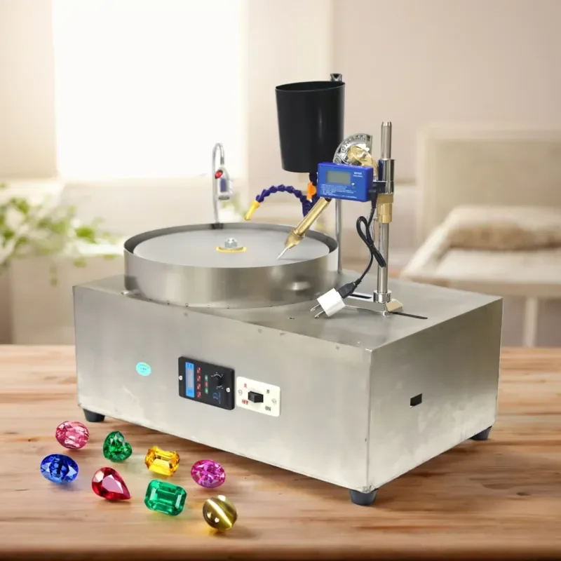 Lapidary Machine 12" 300mm Lapidary Rock Grinder Polisher With Lamp & Water Pump for Gem Jade Stone Gem Faceting Machine
Lapidary Machine 12" 300mm Lapidary Rock Grinder Polisher With Lamp & Water Pump for Gem Jade Stone Gem Faceting Machine