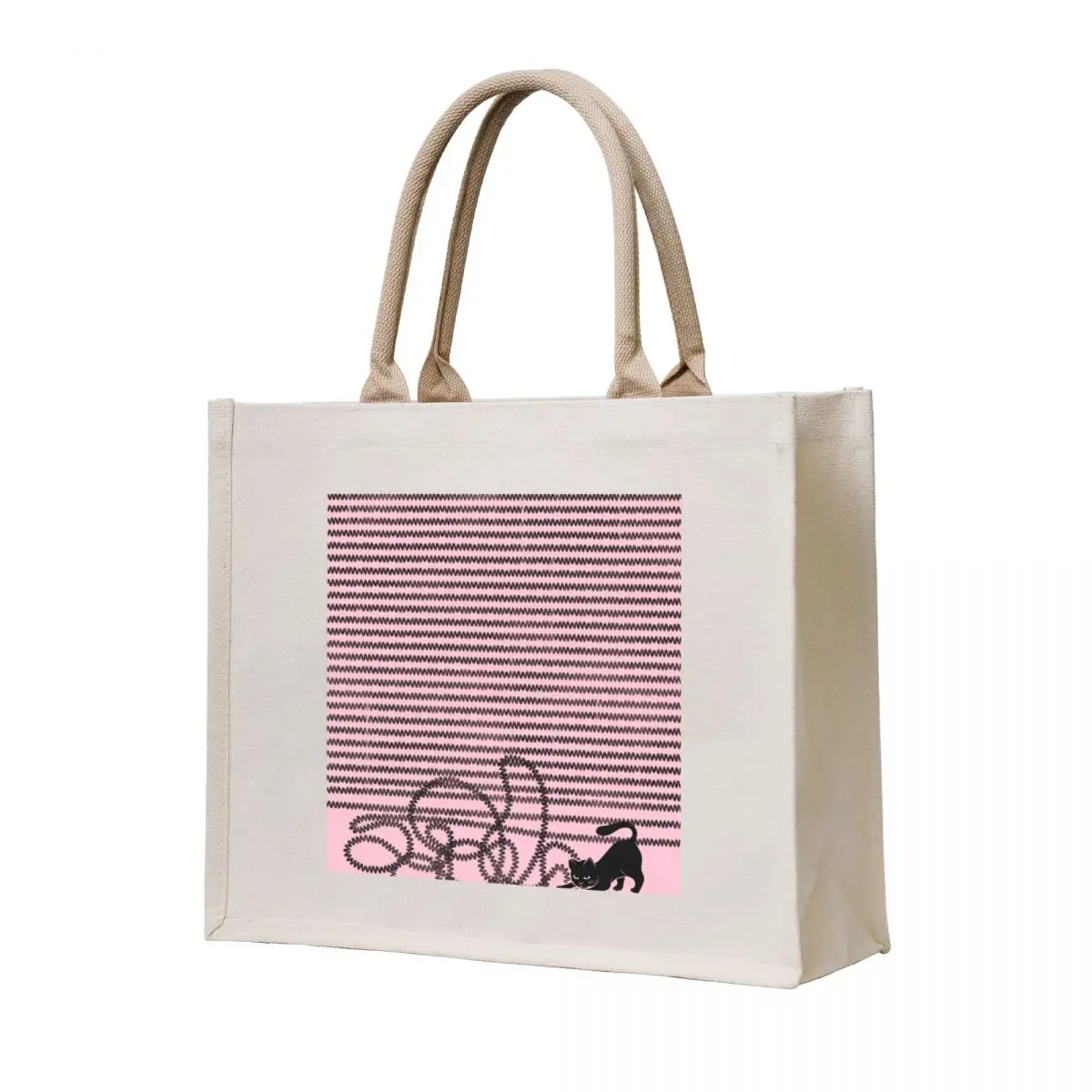 Unravel (Black Cat on Pink) Tote Bag large tote bag canvas shopping bag great woman shopping
Unravel (Black Cat on Pink) Tote Bag large tote bag canvas shopping bag great woman shopping
