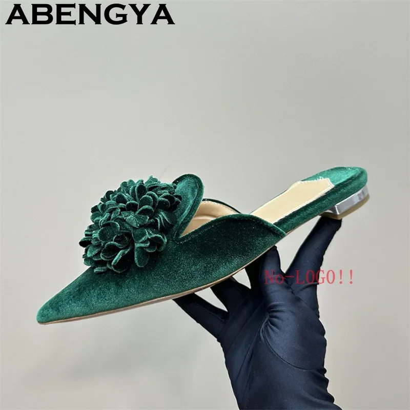 ABENGYA бархатные тапочки на плоской подошве с острым носком, женские туфли-лодочки с украшением в виде комок волос, женские летние пикантные туфли для вечеринок Mujer
ABENGYA бархатные тапочки на плоской подошве с острым носком, женские туфли-лодочки с украшением в виде комок волос, женские летние пикантные туфли для вечеринок Mujer