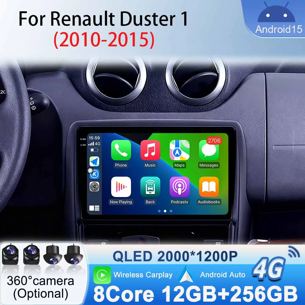 Bluetooth Navigation GPS Android 15 Car Radio WiFi Carplay for Renault Duster 1 2010 - 2015 Multimedia Video Player Android Auto
Bluetooth Navigation GPS Android 15 Car Radio WiFi Carplay for Renault Duster 1 2010 - 2015 Multimedia Video Player Android Auto