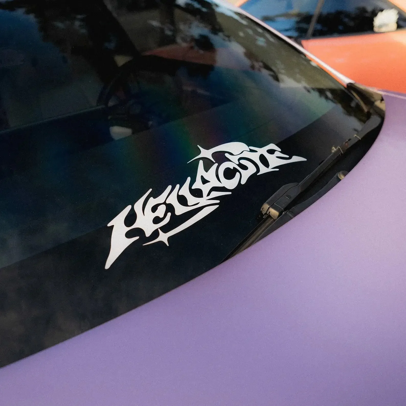 Waterproof PVC Vinyl Glue Sticker Hellacute Banner Car Sticker Windshield Motorcycle External Accessories Decoration
Waterproof PVC Vinyl Glue Sticker Hellacute Banner Car Sticker Windshield Motorcycle External Accessories Decoration