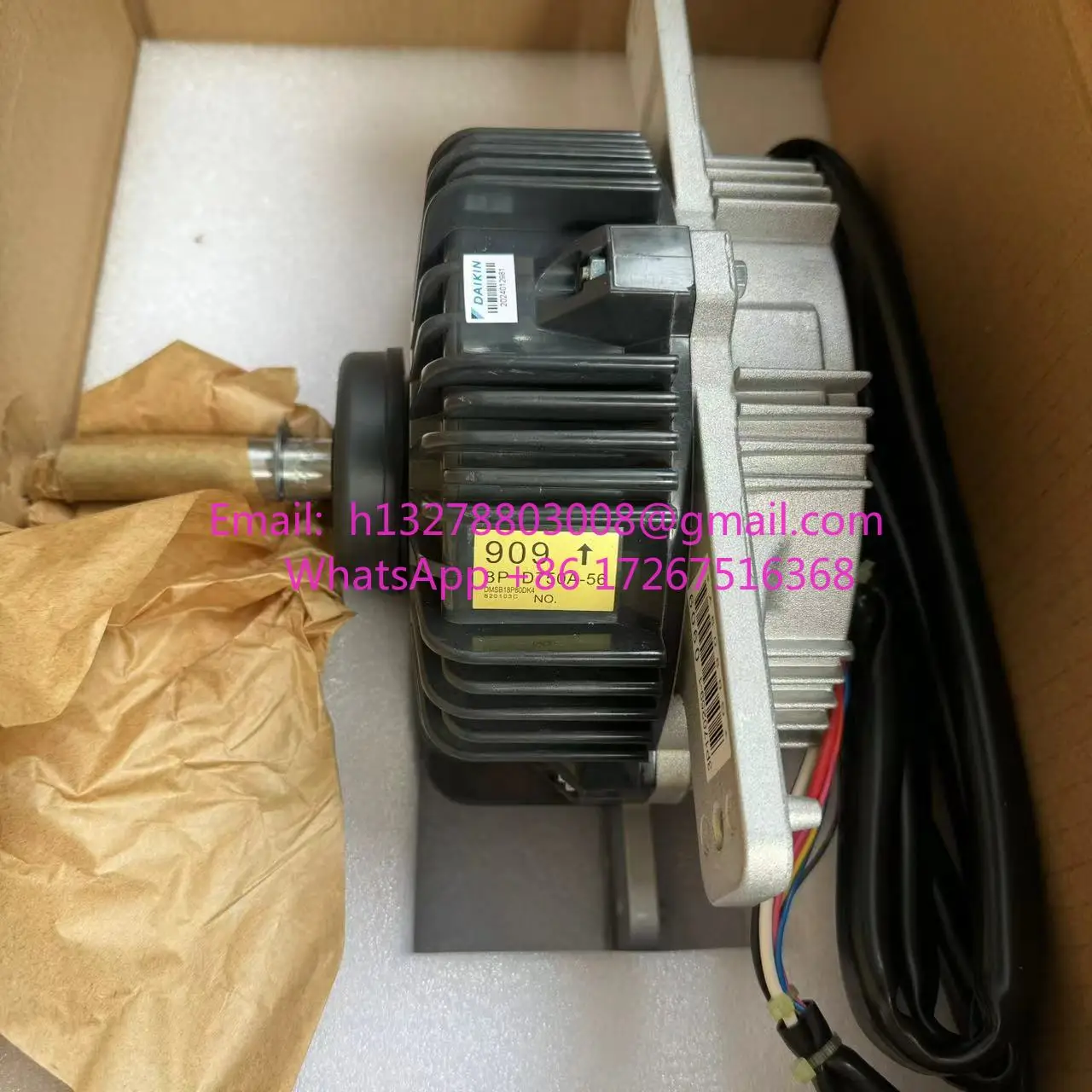 Applicable to RHXYQ16PY1 motor 909 motor 8P D750A-56 external fan 3P170259-1
Applicable to RHXYQ16PY1 motor 909 motor 8P D750A-56 external fan 3P170259-1