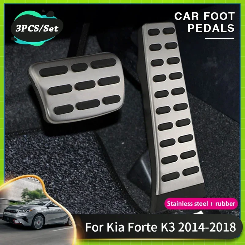 Ножная педаль для автомобиля накладки для Kia Forte Cerato K3 2014 ~ 2018 автомобильные противоскользящие накладки на педаль газа тормоза акселератора аксессуары
Ножная педаль для автомобиля накладки для Kia Forte Cerato K3 2014 ~ 2018 автомобильные противоскользящие накладки на педаль газа тормоза акселератора аксессуары