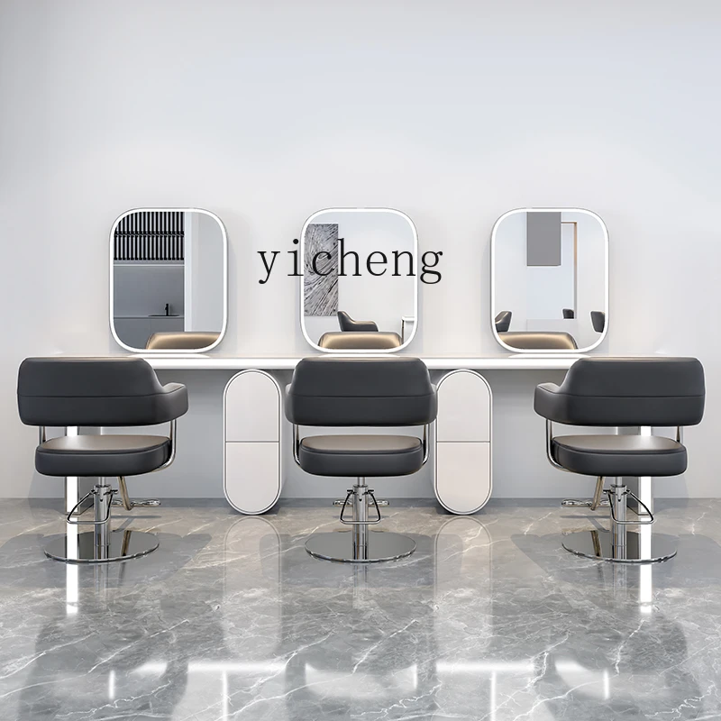 Salon special double-sided marble hair salon mirror hair cutting perm barber shop mirror table stainless steel hair 
Salon special double-sided marble hair salon mirror hair cutting perm barber shop mirror table stainless steel hair