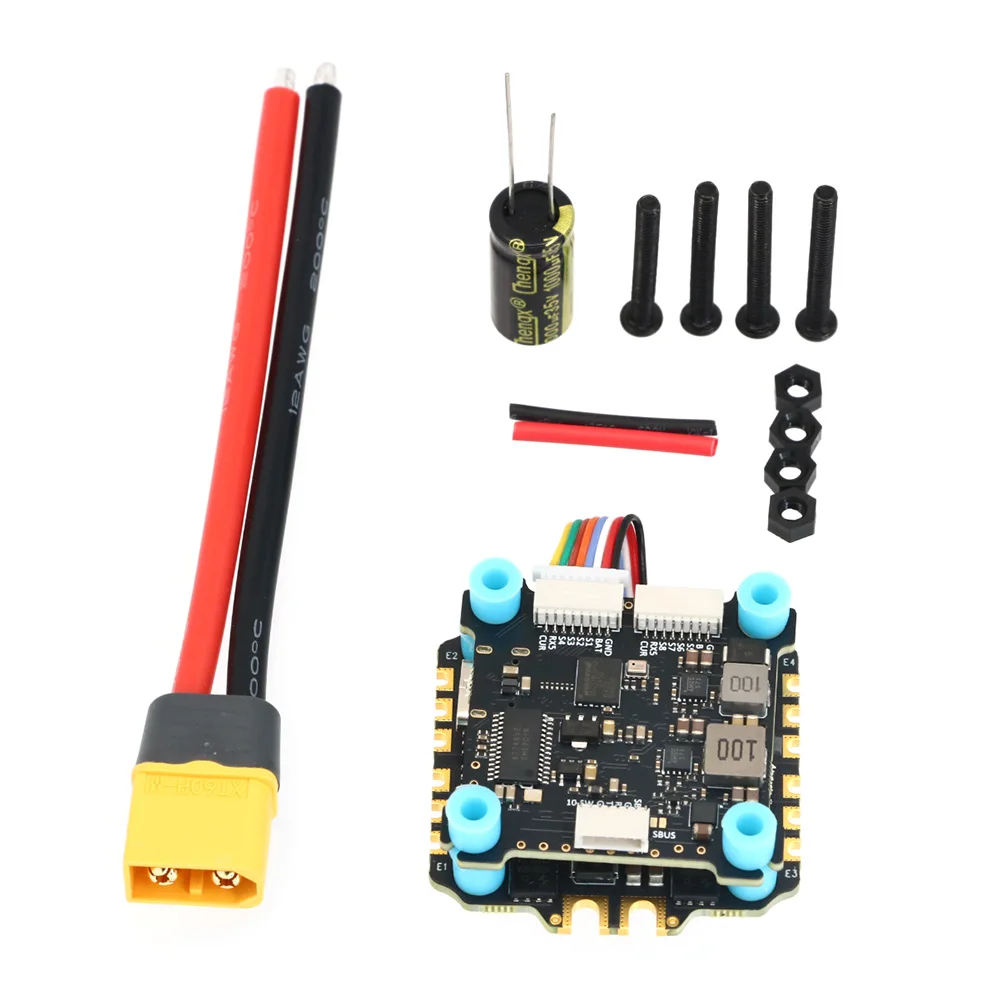 SoloGood F405 60A Stack ICM42688P F405 BLS 60A 4in1 ESC 30,5X30,5 мм 2-6S для FPV дронов
SoloGood F405 60A Stack ICM42688P F405 BLS 60A 4in1 ESC 30,5X30,5 мм 2-6S для FPV дронов