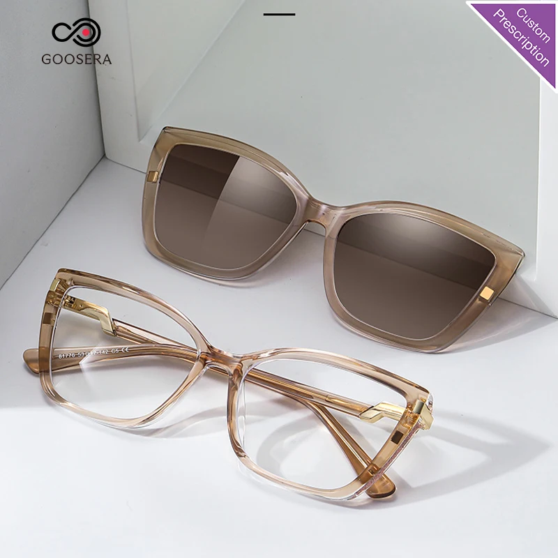 Женские очки для чтения с диоптриями, оптические линзы, очки для коррекции близорукости, высококачественные съемные магнитные клипсы, солнцезащитные очки UV400 для женщин
Женские очки для чтения с диоптриями, оптические линзы, очки для коррекции близорукости, высококачественные съемные магнитные клипсы, солнцезащитные очки UV400 для женщин