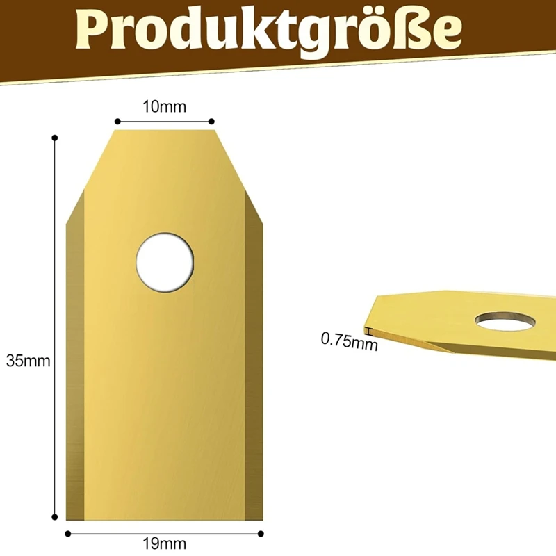 Набор из 40 роботов-газонокосилок из нержавеющей стали с титановым покрытием, сменные лезвия для - A19I
Набор из 40 роботов-газонокосилок из нержавеющей стали с титановым покрытием, сменные лезвия для - A19I