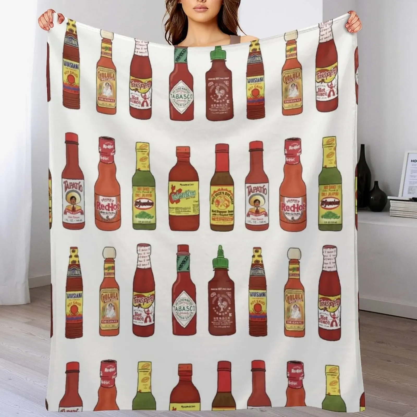 Hot Sauces Throw Blanket Luxury Designer Winter beds Beautifuls wednesday Blankets
Hot Sauces Throw Blanket Luxury Designer Winter beds Beautifuls wednesday Blankets