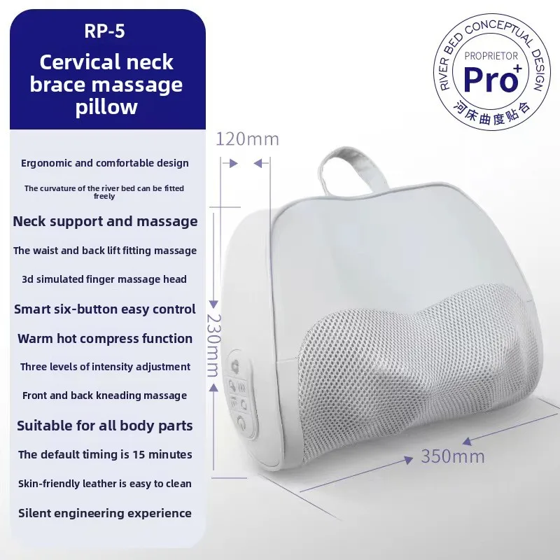 Instrument Neck Massager Heated Waist Massage Intelligent Timed Kneading Multifunctional Back Hot Compress Deep Massage Pillow
Instrument Neck Massager Heated Waist Massage Intelligent Timed Kneading Multifunctional Back Hot Compress Deep Massage Pillow