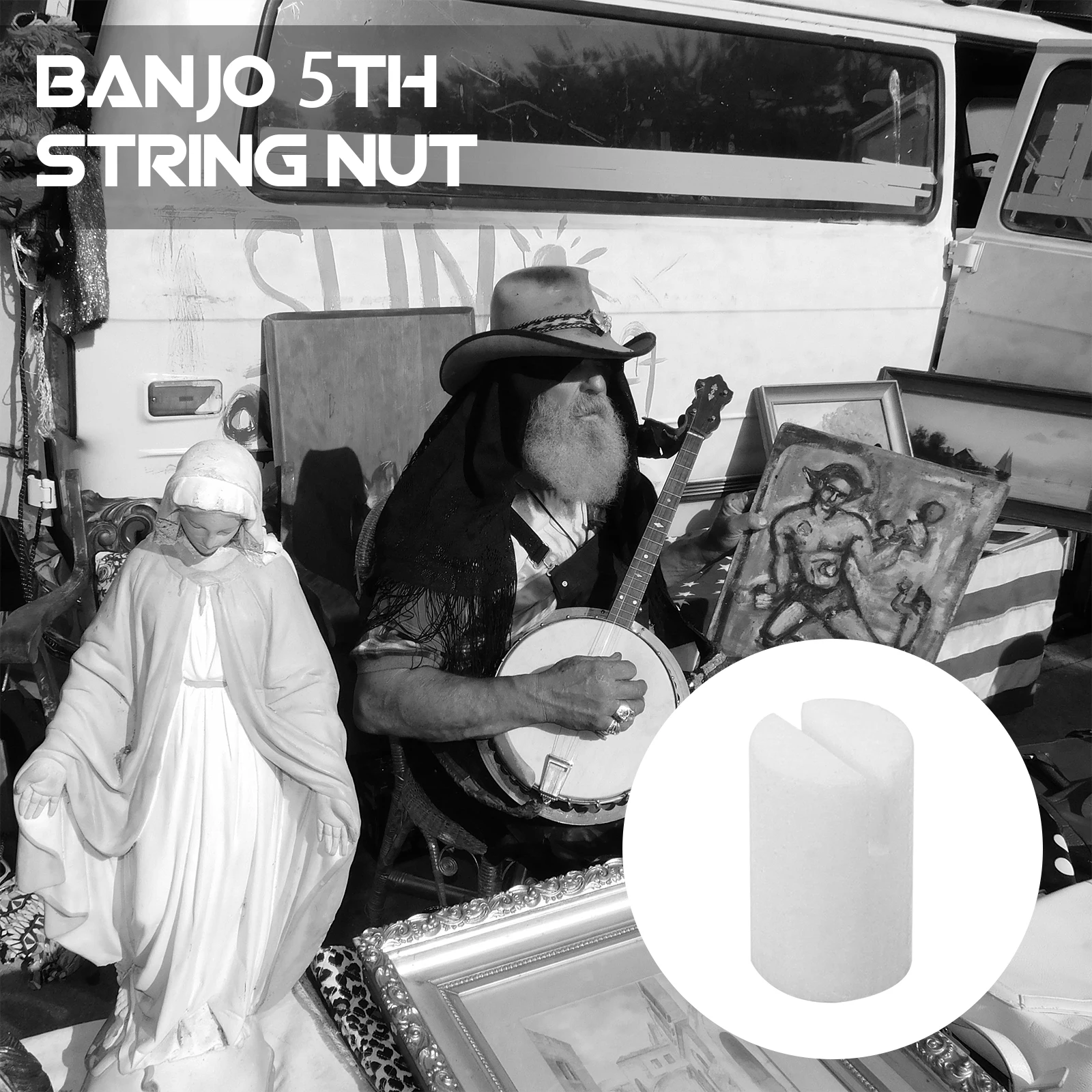 4 Pcs String Nut Cow Bone Pillow Nuts Beef Banjo Replacement Accessories and Saddle
4 Pcs String Nut Cow Bone Pillow Nuts Beef Banjo Replacement Accessories and Saddle
