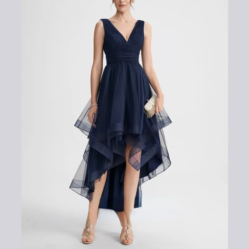 Elegant V-neck Formal Evening Mesh Dress for Women 2024 Spring Summer Sleeveless Prom Dresses Popular Bandage Party Gown
Elegant V-neck Formal Evening Mesh Dress for Women 2024 Spring Summer Sleeveless Prom Dresses Popular Bandage Party Gown