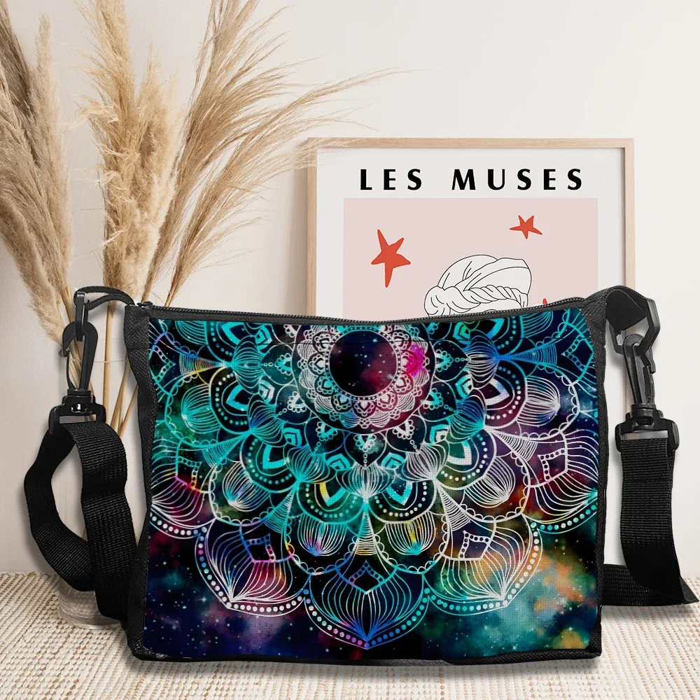 Chic Lunar Phase Floral Crossbody Bag Polyester Fabric Handbag High Quality Foldable Underarm Bag Adjustable Strap
Chic Lunar Phase Floral Crossbody Bag Polyester Fabric Handbag High Quality Foldable Underarm Bag Adjustable Strap