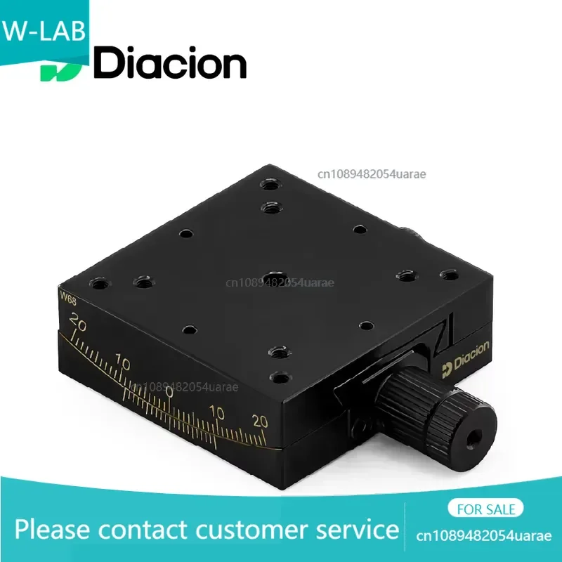 Diacion GTX50-68 TX-axis Worm Gear Feed Angle Adjustment Linear Guide Blocks Manual Goniometer Stage
Diacion GTX50-68 TX-axis Worm Gear Feed Angle Adjustment Linear Guide Blocks Manual Goniometer Stage