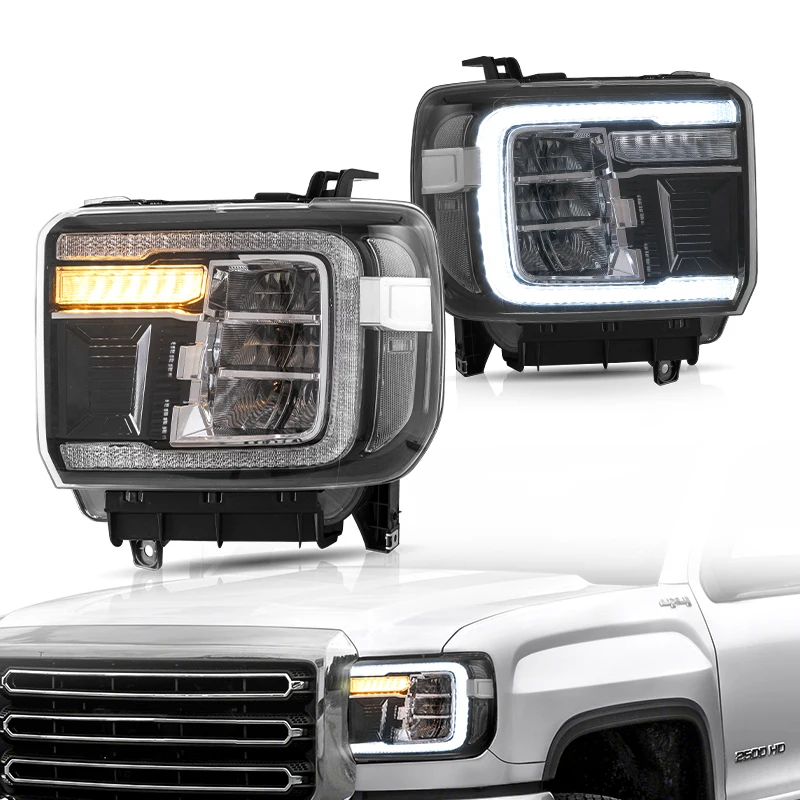 VLAND Full LED Car Head Light Animation LED Front Lamp Headlights 2015-2019 For GMC SIERRA 2500HD 3500HD 2014-2018 Sierra 1500
VLAND Full LED Car Head Light Animation LED Front Lamp Headlights 2015-2019 For GMC SIERRA 2500HD 3500HD 2014-2018 Sierra 1500