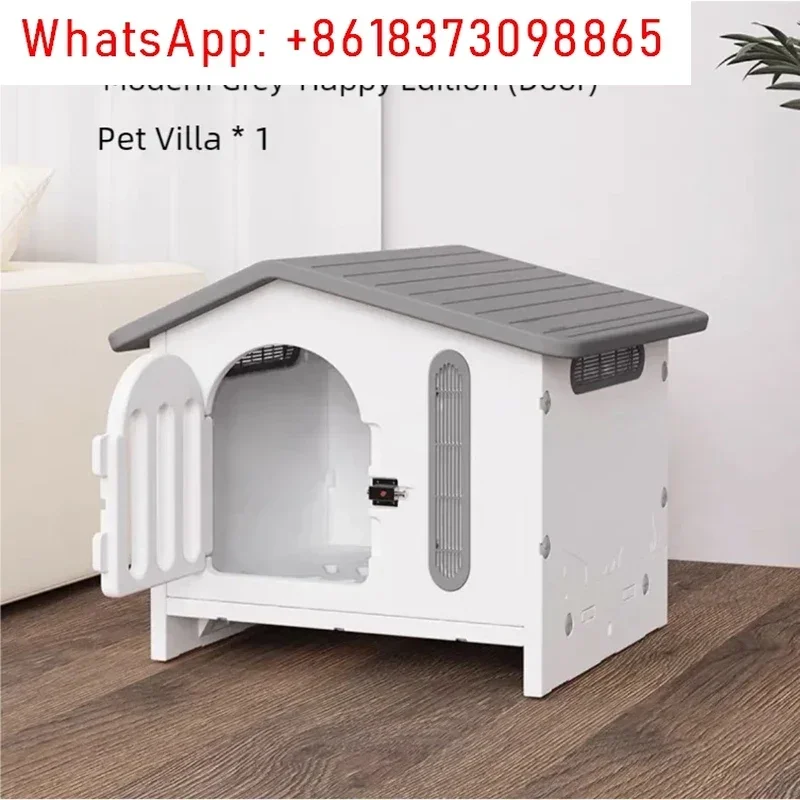 Universal Plastic Dog House All-Season Indoor Outdoor Kennel Pet Villa Cage Comfortable Home for Dogs
Universal Plastic Dog House All-Season Indoor Outdoor Kennel Pet Villa Cage Comfortable Home for Dogs