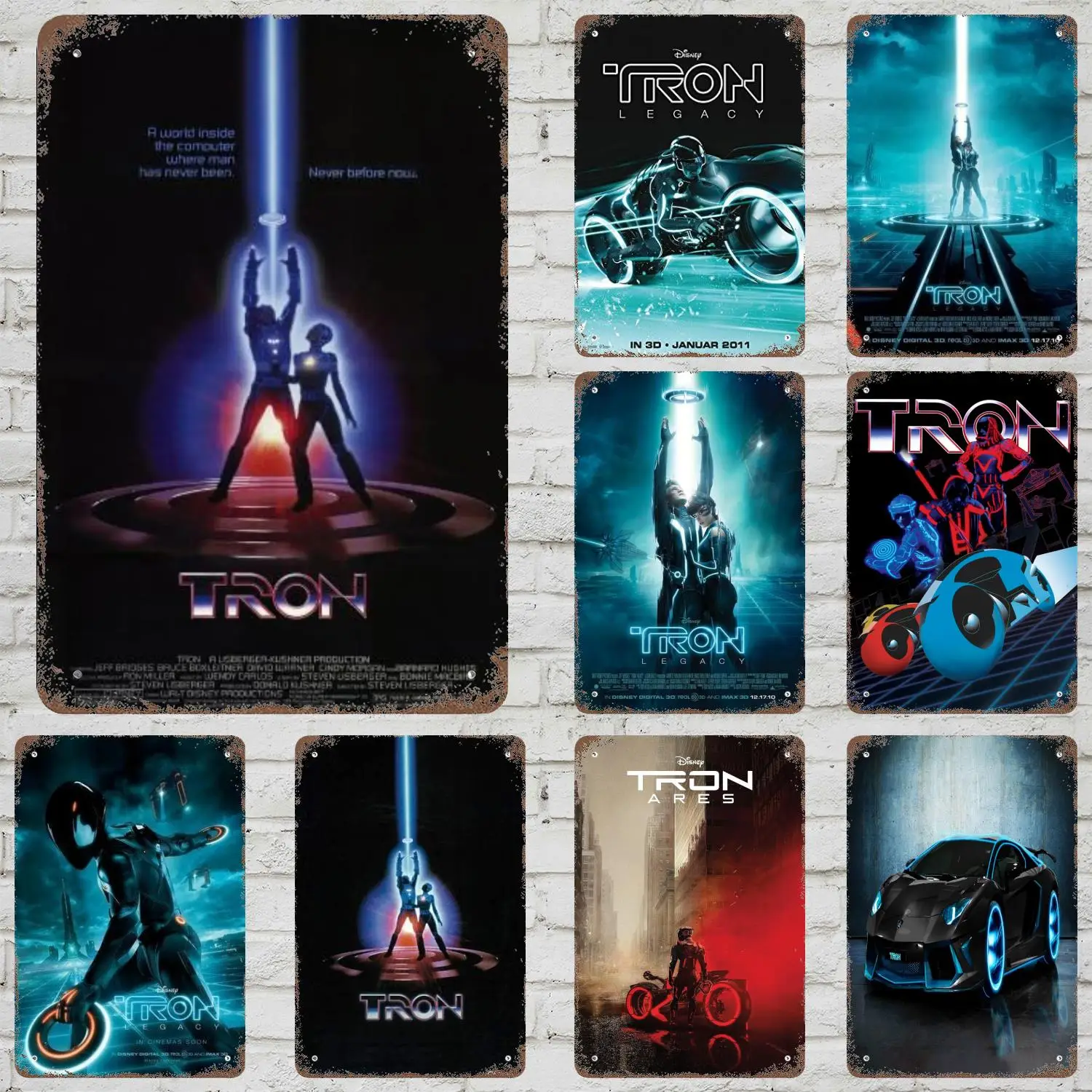 MINISO Tron Legacy Metal Signs wall decor Vintage Tin Signs Captain Metal Poster Decor for Bar Pub Club Wall Decoration
MINISO Tron Legacy Metal Signs wall decor Vintage Tin Signs Captain Metal Poster Decor for Bar Pub Club Wall Decoration