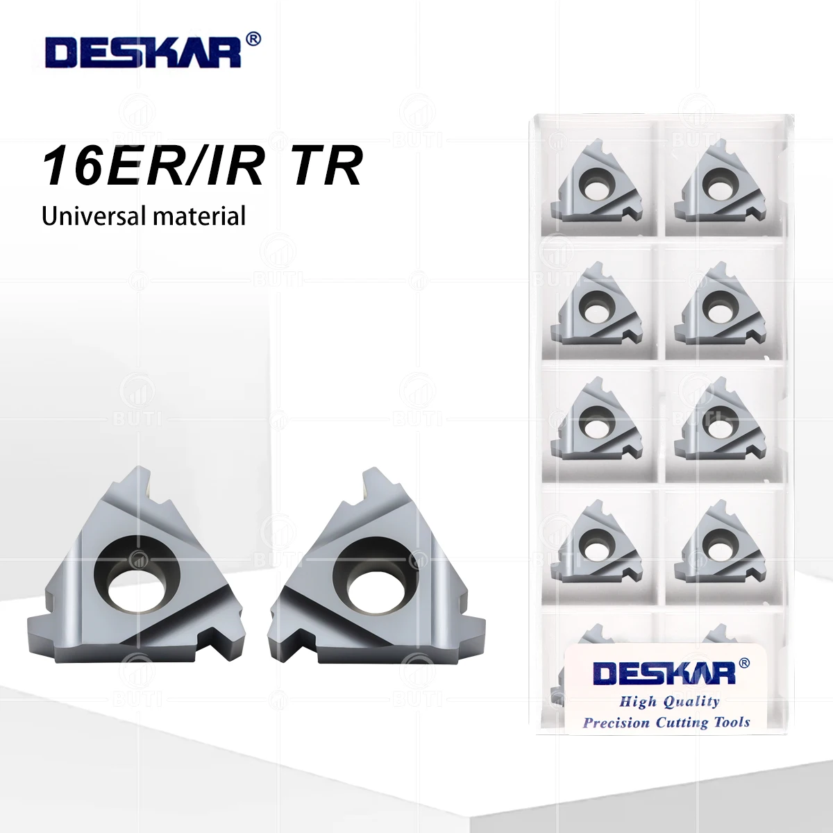DESKAR 100% original 16ER 16IR 1.5TR 2TR 2.5TR 3TR LDA/LDC CNC lathe thread turning tool universal machining blade thread cuttin
DESKAR 100% original 16ER 16IR 1.5TR 2TR 2.5TR 3TR LDA/LDC CNC lathe thread turning tool universal machining blade thread cuttin