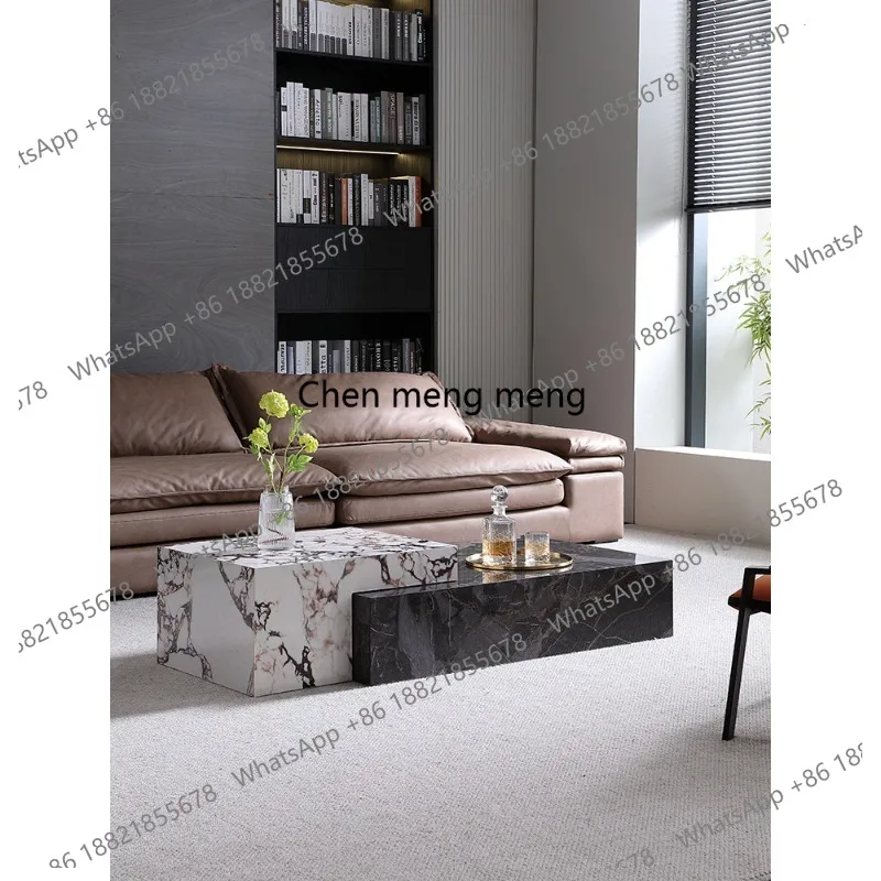 Italian minimalist rock slab coffee table, modern high-end living room home high-end, small apartment rectangular
Italian minimalist rock slab coffee table, modern high-end living room home high-end, small apartment rectangular