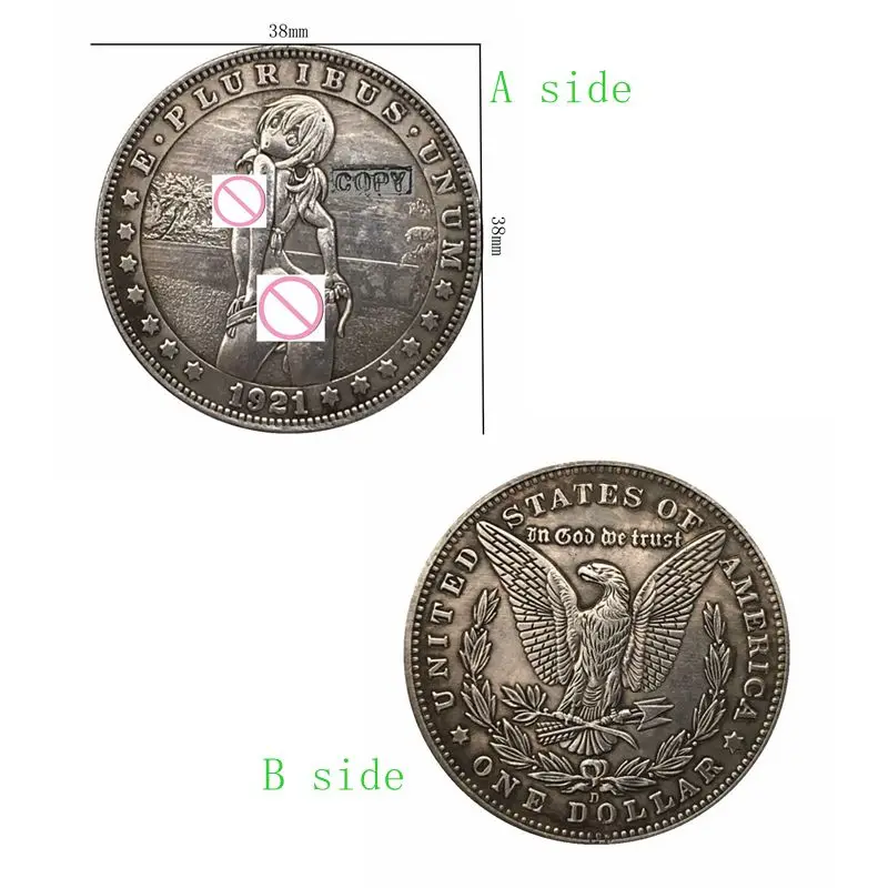 1921 Morgan Stray Old Coin Cartoon Bikini Collection Commemorative Silver Coin Decoration Commemorative Coin Holiday Gift
1921 Morgan Stray Old Coin Cartoon Bikini Collection Commemorative Silver Coin Decoration Commemorative Coin Holiday Gift
