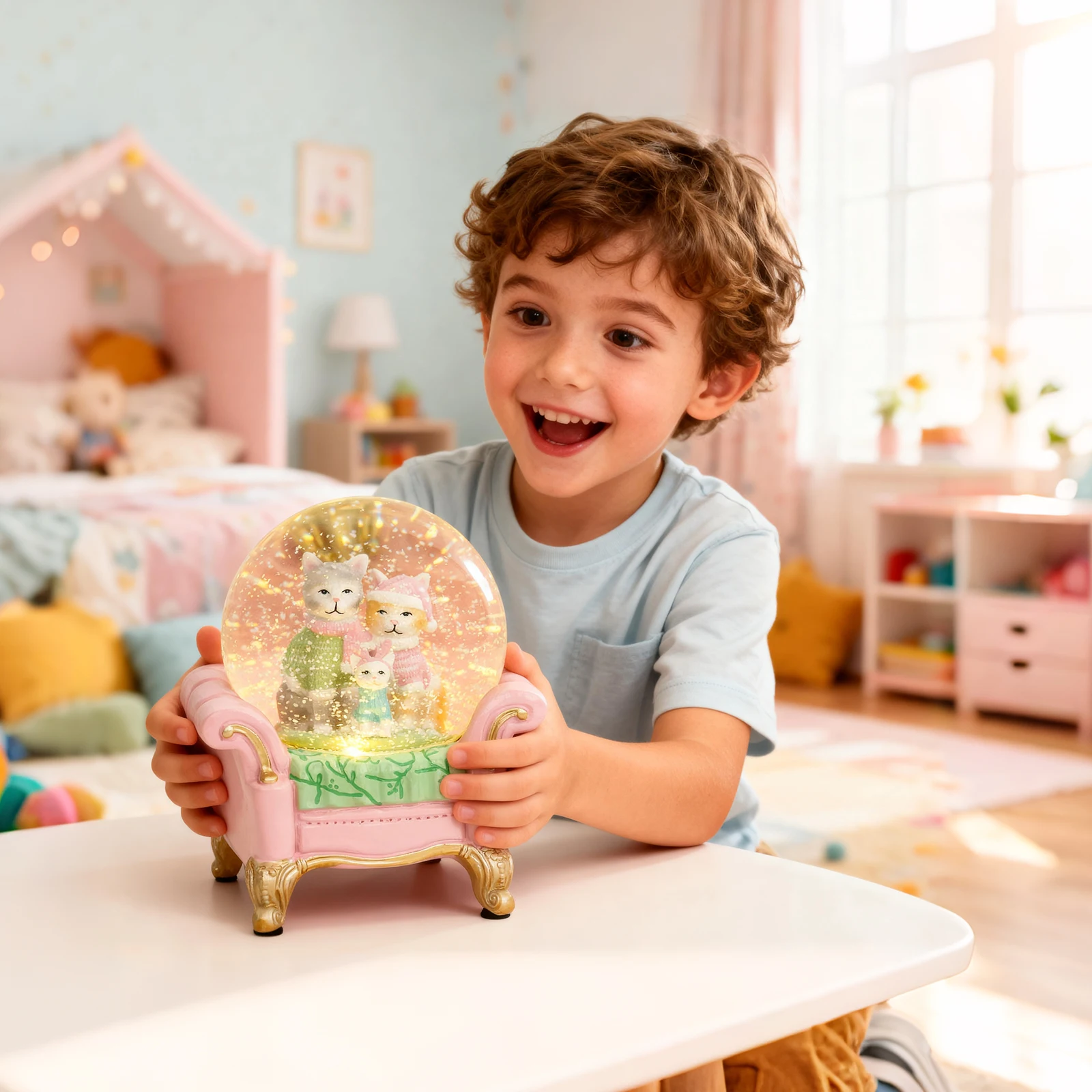 LED Snowball Decor with Animal Scene Christmas Holiday Gift for Families
LED Snowball Decor with Animal Scene Christmas Holiday Gift for Families