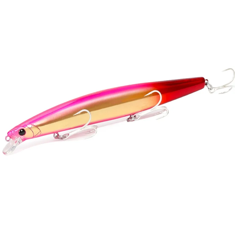 TSURINOYA 2PCS 163mm 31g Floating Minnow STINGER 160F Saltwater Fishing Lure Ultra-long Casting Hard Baits 500G Large Baits
TSURINOYA 2PCS 163mm 31g Floating Minnow STINGER 160F Saltwater Fishing Lure Ultra-long Casting Hard Baits 500G Large Baits