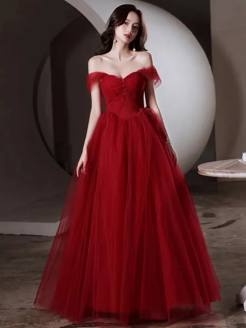 Women's Evening Party Dress French Style Sleeveless Long Ball Gown Dubai Prom Dress for Women Wedding Bridesmaid Vestidos 2025
Women's Evening Party Dress French Style Sleeveless Long Ball Gown Dubai Prom Dress for Women Wedding Bridesmaid Vestidos 2025