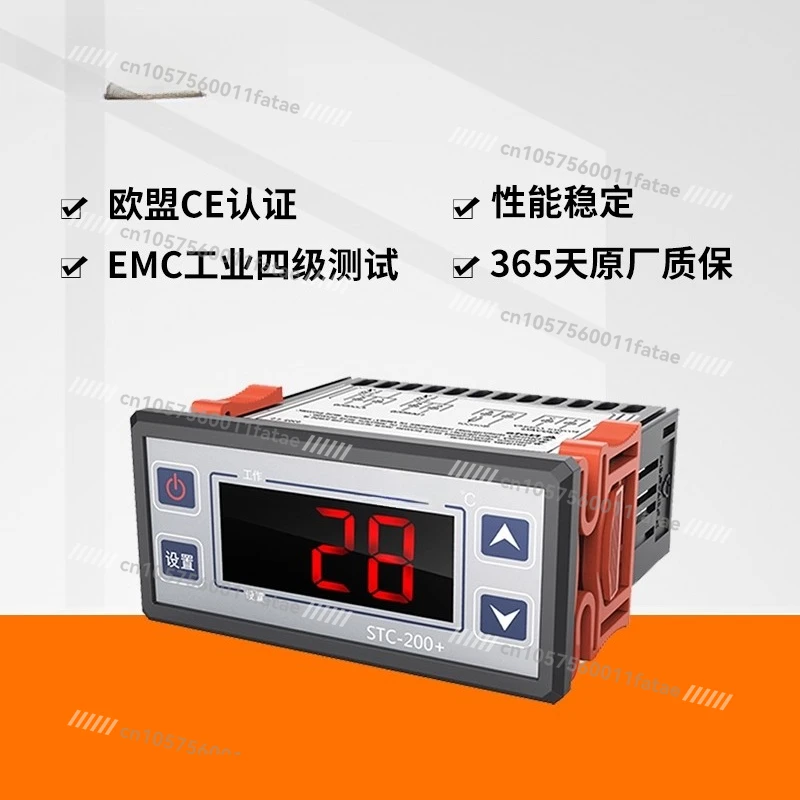 STC-200 Electronic Digital Display Thermostat, Temperature Controller for Refrigeration and Freezing
STC-200 Electronic Digital Display Thermostat, Temperature Controller for Refrigeration and Freezing