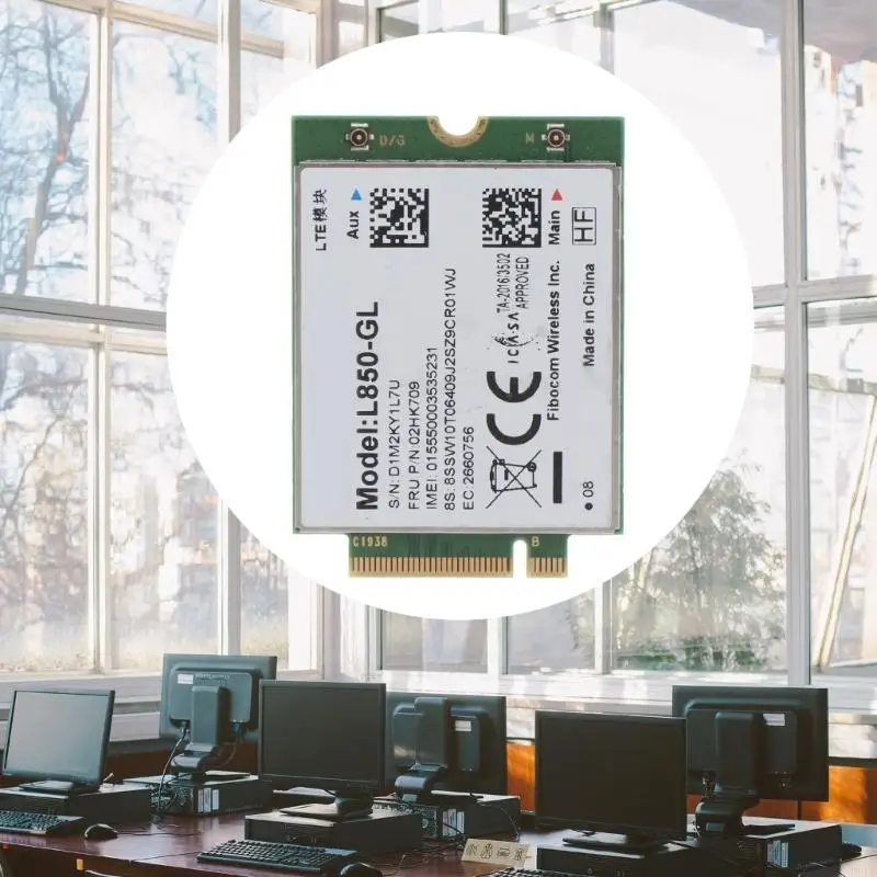 2025 New Fibocom L850-GL Card 4GLTE WWAN Card Module,Dedicated 4GLTE Module for X1 Carbon 7th 8th 2019 2020
2025 New Fibocom L850-GL Card 4GLTE WWAN Card Module,Dedicated 4GLTE Module for X1 Carbon 7th 8th 2019 2020