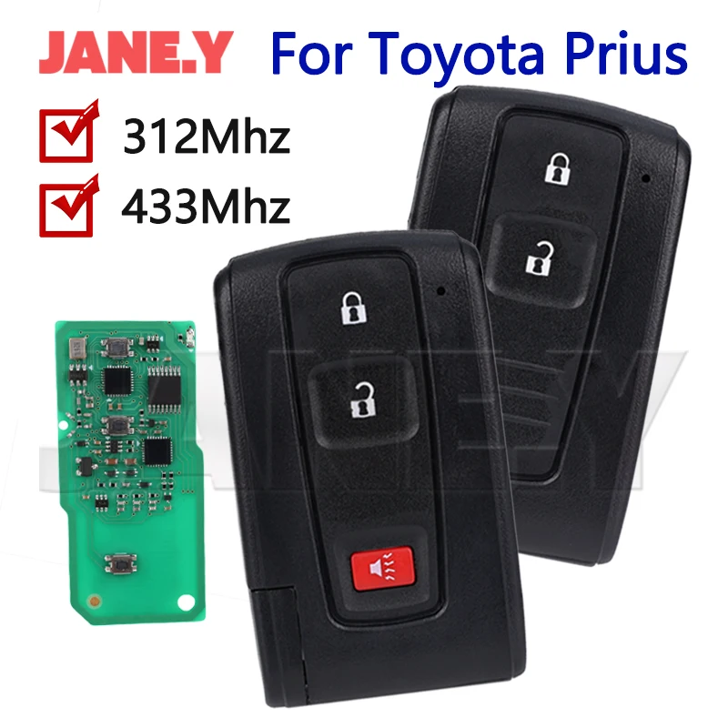 312/433MHz Keyless Go For Toyota Prius 2004 -2009 Car Key Auto Remote Control Keys MOZB21TG MOZB31EG 4D Chip 2/3 Buttons Key Fob
312/433MHz Keyless Go For Toyota Prius 2004 -2009 Car Key Auto Remote Control Keys MOZB21TG MOZB31EG 4D Chip 2/3 Buttons Key Fob
