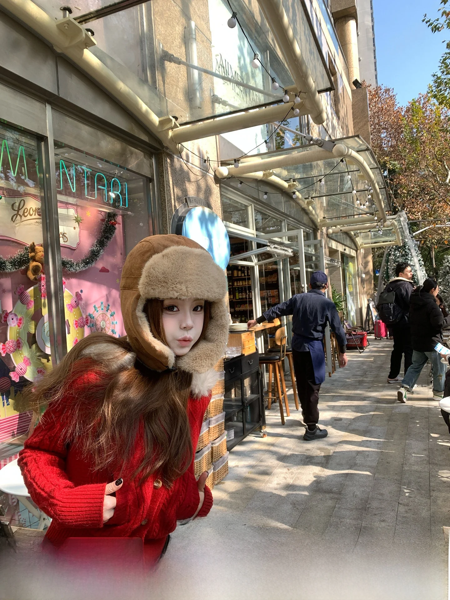 Корейский вязаный свитер, женский свободный крой, длинное пальто свекру, новогодняя красная шапка с меховым воротником, вязаный топ
Корейский вязаный свитер, женский свободный крой, длинное пальто свекру, новогодняя красная шапка с меховым воротником, вязаный топ