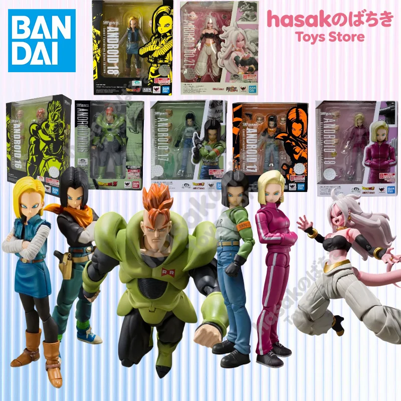 In Stock BANDAI Original S.H.Figuarts DRAGON BALL Android 16 17 18 SDCC SHF Action Figure Model Gift for Kids Foam Box Packaging
In Stock BANDAI Original S.H.Figuarts DRAGON BALL Android 16 17 18 SDCC SHF Action Figure Model Gift for Kids Foam Box Packaging