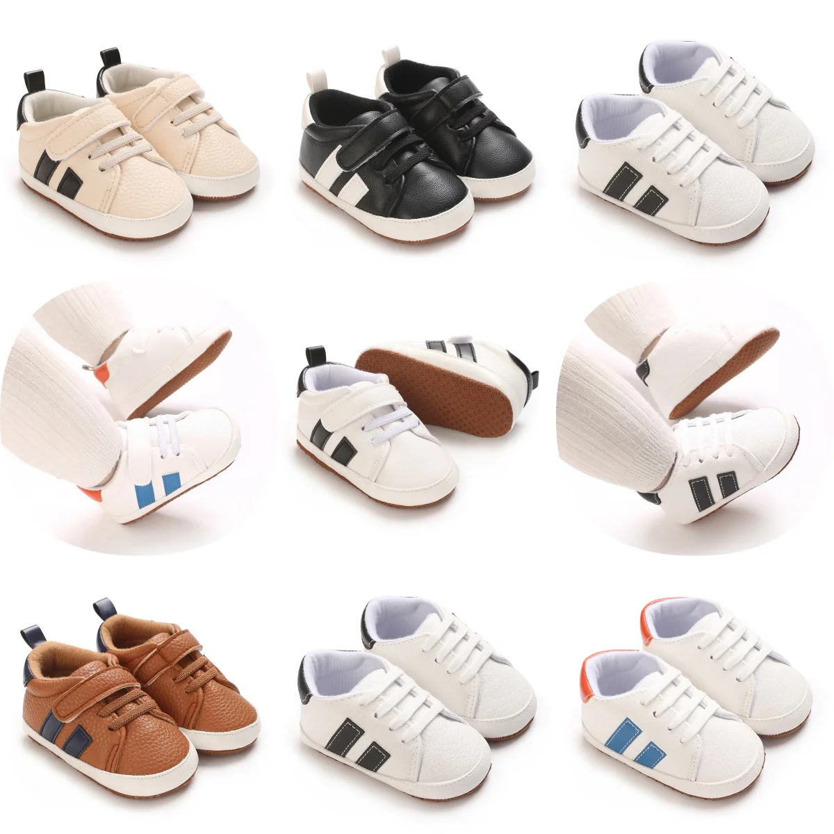Модная повседневная спортивная обувь для малышей от 0 до 18 месяцев, весенне-осенняя обувь для мужчин и женщин, высококачественная противоскользящая обувь на мягкой подошве для ходьбы
Модная повседневная спортивная обувь для малышей от 0 до 18 месяцев, весенне-осенняя обувь для мужчин и женщин, высококачественная противоскользящая обувь на мягкой подошве для ходьбы