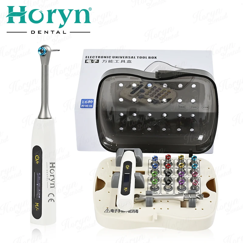 Dental Implant Torque Screw Driver Wrench Colorful Electronic Torque Universal Tools Kit Box
Dental Implant Torque Screw Driver Wrench Colorful Electronic Torque Universal Tools Kit Box