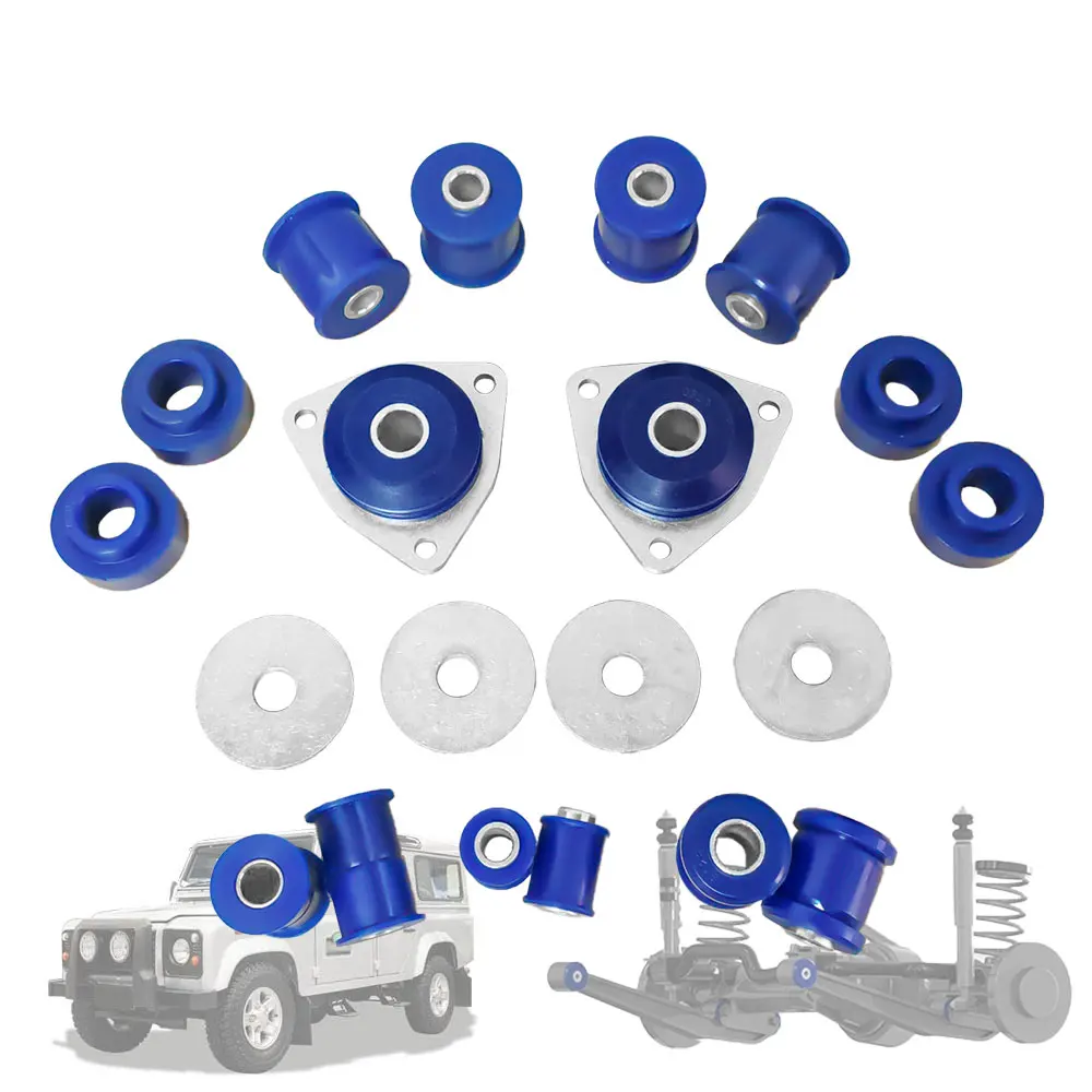 Accessories Suspension Polyurethane Complete Vehicle Enhancement Bush Kit for Old Land Rover Defender 
Accessories Suspension Polyurethane Complete Vehicle Enhancement Bush Kit for Old Land Rover Defender