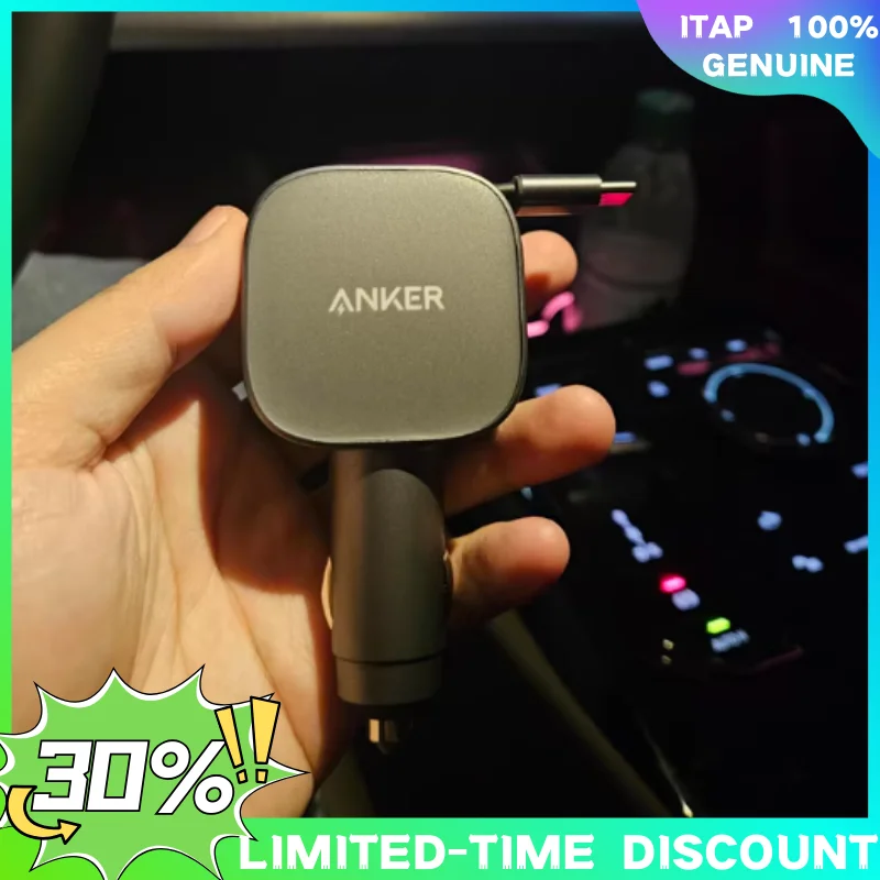 Автомобильное зарядное устройство Anker NANO, 75 см, выдвижной кабель, двухпортовое UFCS, автомобильное зарядное устройство для быстрой зарядки, 12-24 В, розетка для автомобильного прикуривателя - большинство автомобилей
Автомобильное зарядное устройство Anker NANO, 75 см, выдвижной кабель, двухпортовое UFCS, автомобильное зарядное устройство для быстрой зарядки, 12-24 В, розетка для автомобильного прикуривателя - большинство автомобилей