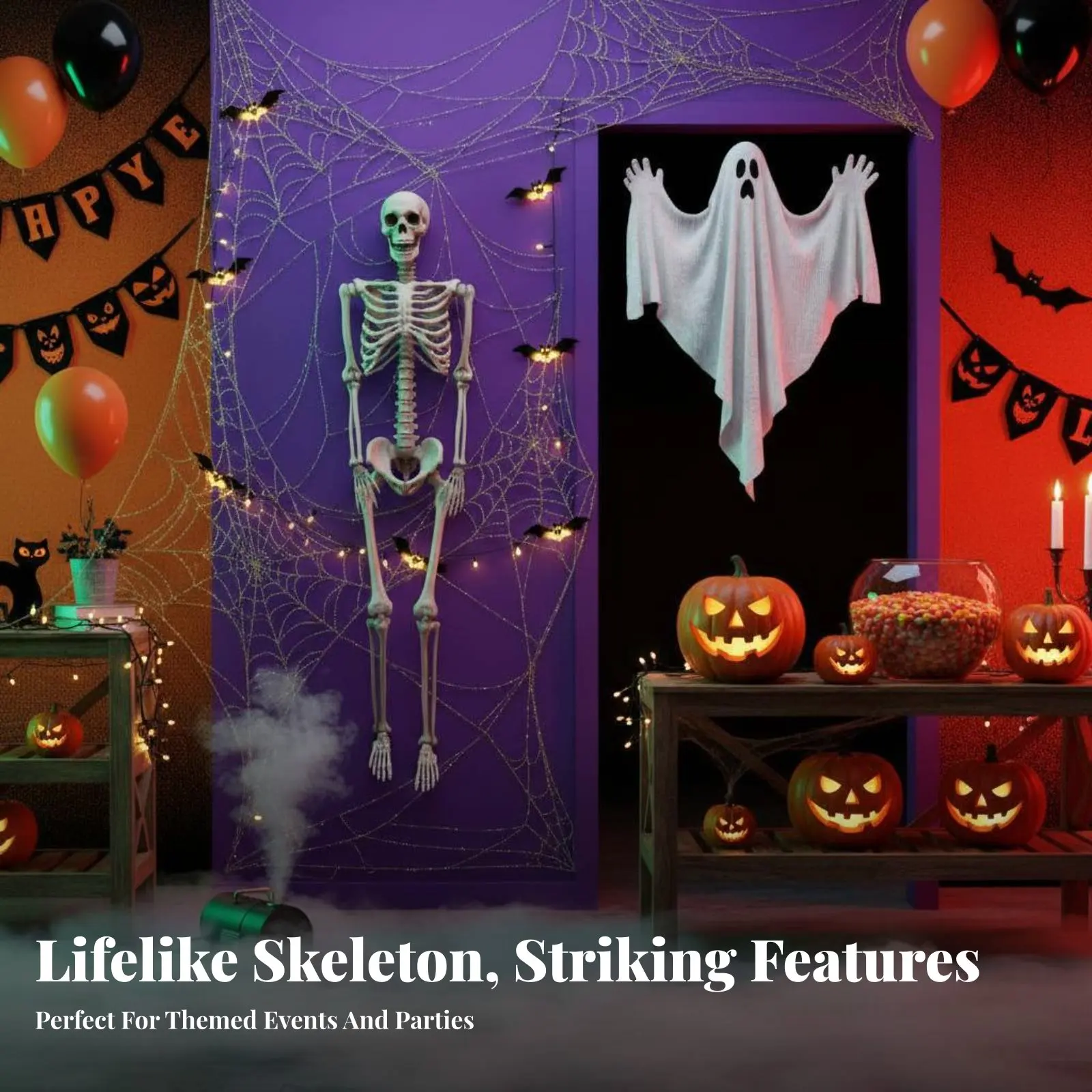 Full Anatomical Skeleton Decoration Easy to Hang Realistic Skeleton Figure Plastic Human Bones Indoor Outsideside Door Use
Full Anatomical Skeleton Decoration Easy to Hang Realistic Skeleton Figure Plastic Human Bones Indoor Outsideside Door Use