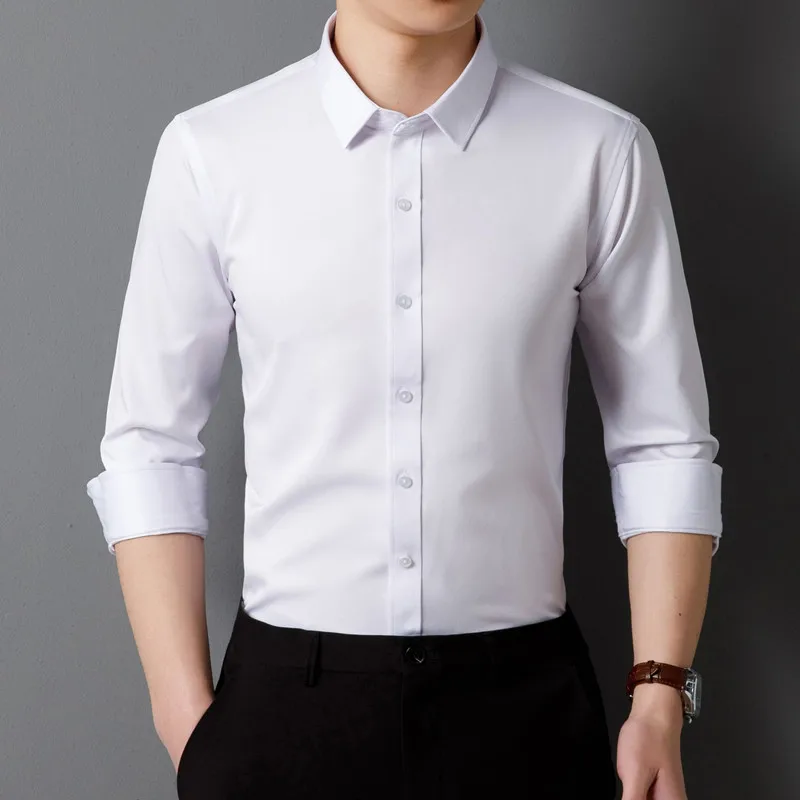 M104 Sleeved Shirt Classic Solid Color Soft Comfortable Fit Business Formal Social Without Pockets Red Black white
M104 Sleeved Shirt Classic Solid Color Soft Comfortable Fit Business Formal Social Without Pockets Red Black white
