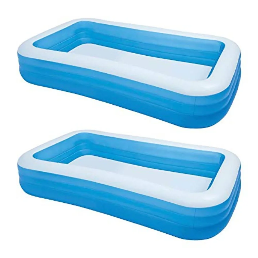 58484EP Swim Center Inflatable Family Pool: 277 Gallon Ccity 120" x 72" x 22" Blue 2 Pack
58484EP Swim Center Inflatable Family Pool: 277 Gallon Ccity 120" x 72" x 22" Blue 2 Pack