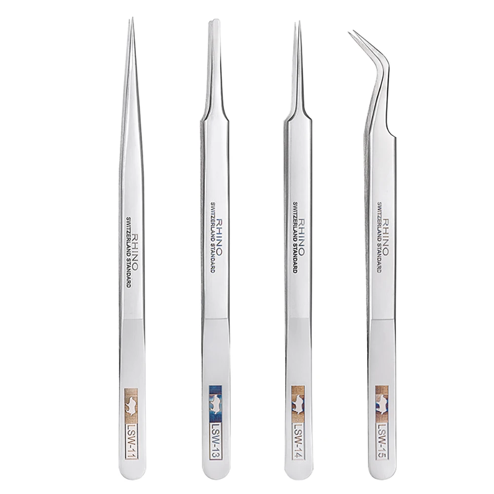 RHINO LSW series Tweezers Anti-magnetic Anti-acid Precision Lengthening for Repairing
RHINO LSW series Tweezers Anti-magnetic Anti-acid Precision Lengthening for Repairing