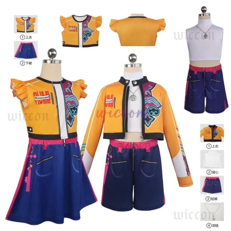 2025 детское платье Rumi Kpop для косплея, летнее платье с рукавами-крылышками, одежда на Хэллоуин с 3D цифровой печатью
2025 детское платье Rumi Kpop для косплея, летнее платье с рукавами-крылышками, одежда на Хэллоуин с 3D цифровой печатью