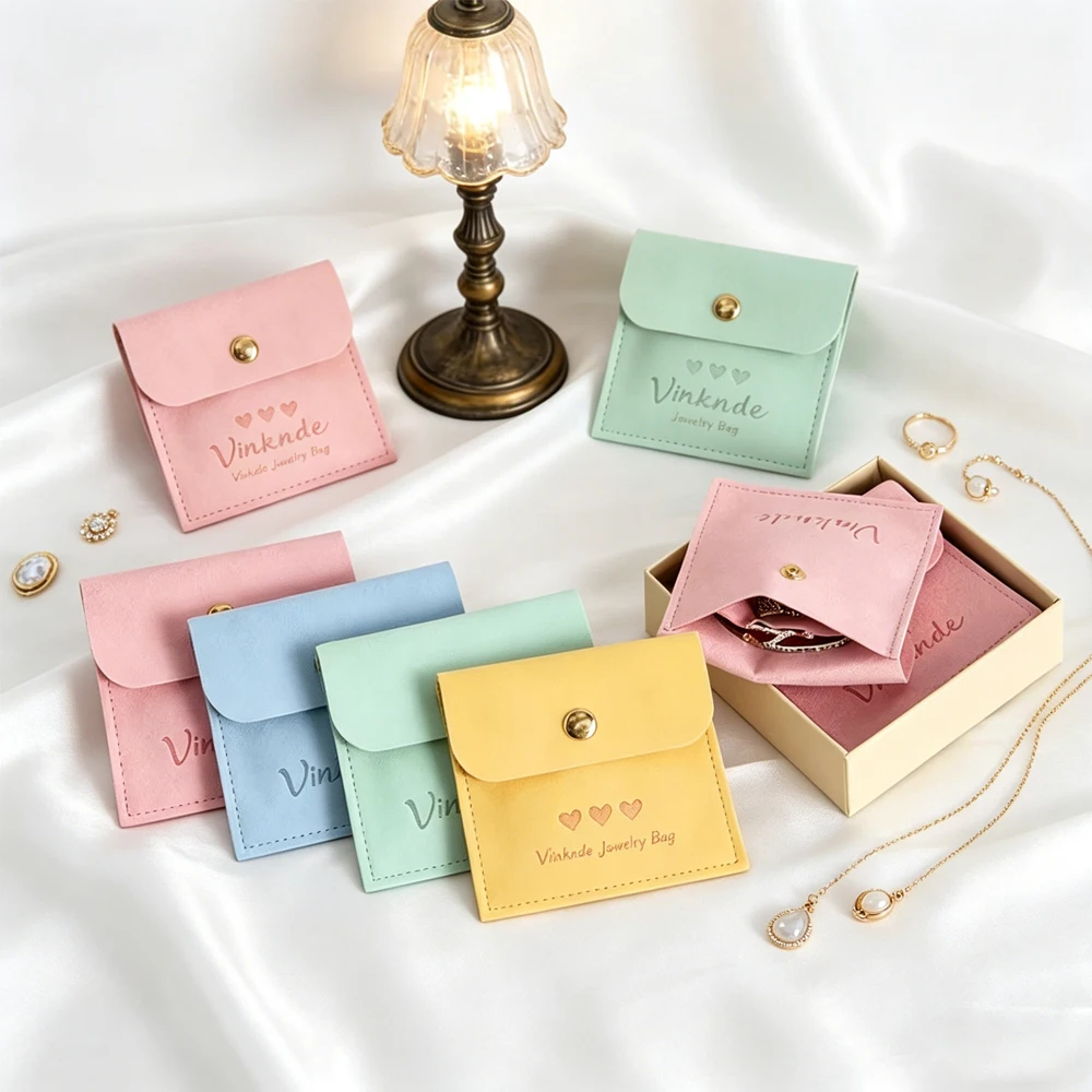 100Pcs Custom Logo Microfiber Jewelry Bag With Divider Ring Earring Necklace Oil Key Snap Pouches Wedding Favors Gift Organizer
100Pcs Custom Logo Microfiber Jewelry Bag With Divider Ring Earring Necklace Oil Key Snap Pouches Wedding Favors Gift Organizer