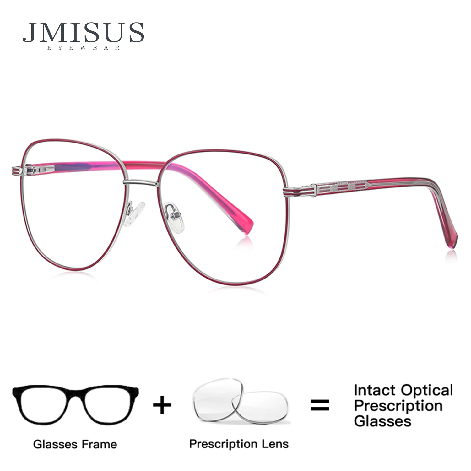 JMISUS Retro Round Prescription Eyeglasses Women Metal Oval Frame With Photochromic Progressive Lenses
JMISUS Retro Round Prescription Eyeglasses Women Metal Oval Frame With Photochromic Progressive Lenses