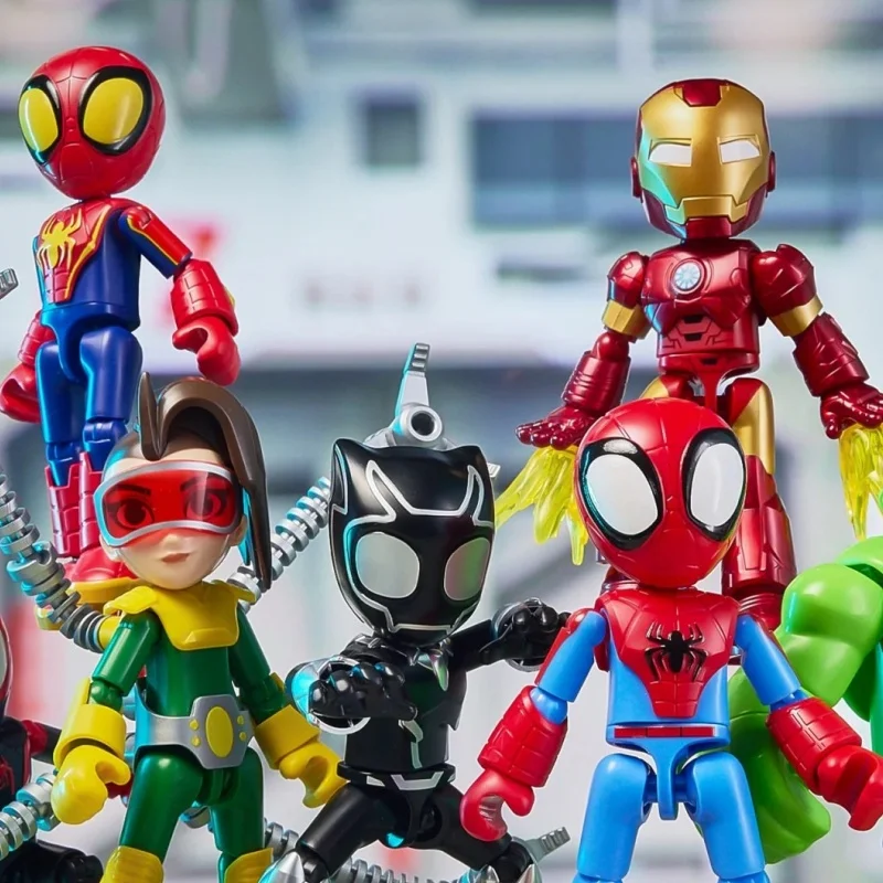 Marvel Hero Spider Man And His Amazing Friends Magical Version Gwen Miles Black Panther Doctor Octopus Hulk Iron Man Toys Gift
Marvel Hero Spider Man And His Amazing Friends Magical Version Gwen Miles Black Panther Doctor Octopus Hulk Iron Man Toys Gift
