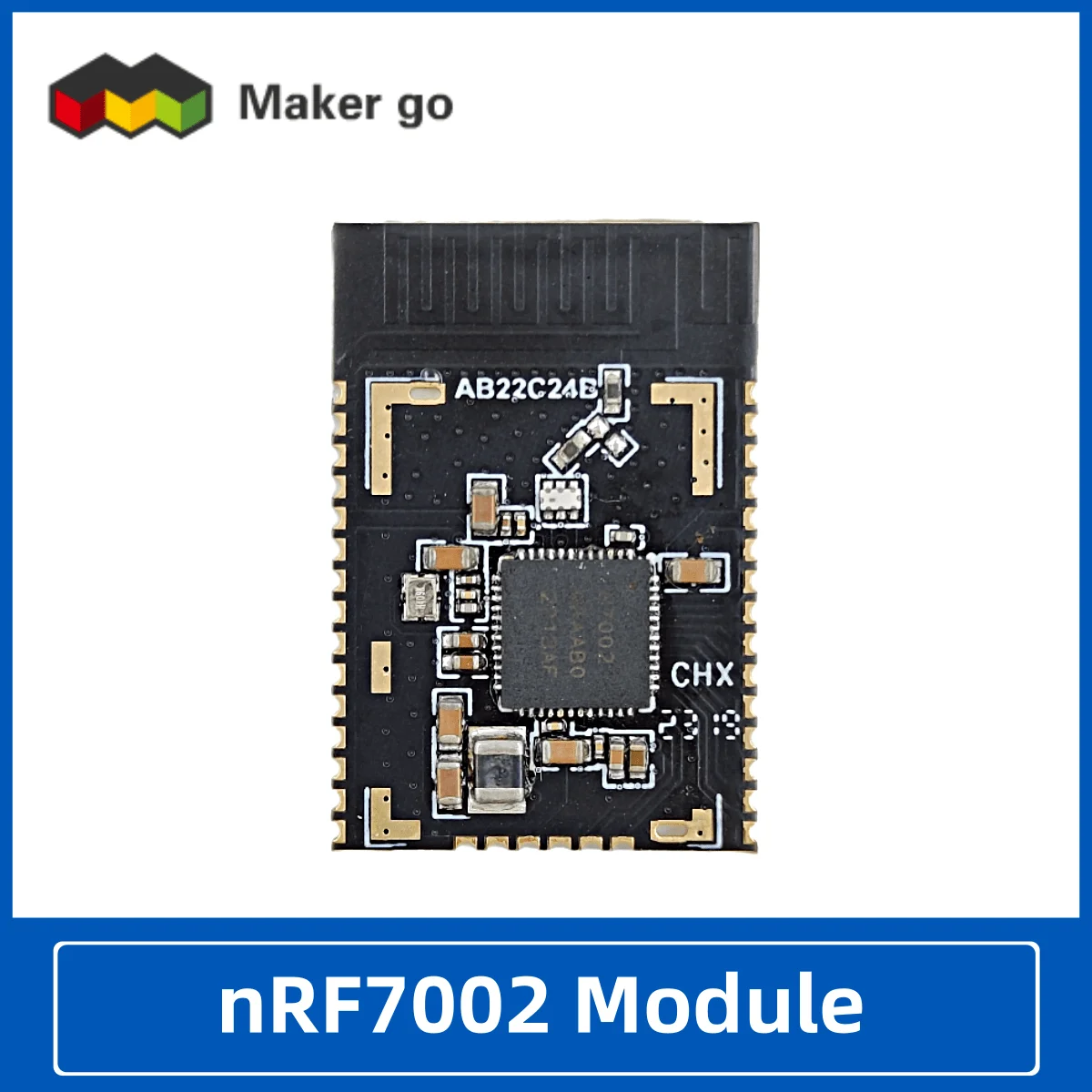 Скандинавский модуль nRF7002 nRF7002 + nRF5340 встроенный Wifi6 модуль низкой мощности двойная частота 2,4 ГГц/5 ГГц
Скандинавский модуль nRF7002 nRF7002 + nRF5340 встроенный Wifi6 модуль низкой мощности двойная частота 2,4 ГГц/5 ГГц