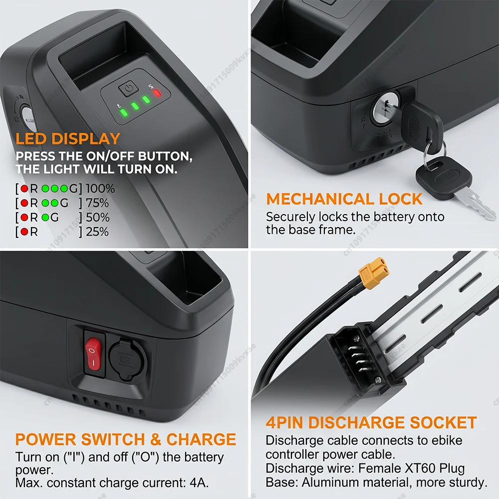 36V 48V Ebike Battery 20Ah 15Ah Hailong Lithium ion Rechargeable Unit for Hitway BK15 BK29 Colorway DUOTTS S26 C29 Electric
36V 48V Ebike Battery 20Ah 15Ah Hailong Lithium ion Rechargeable Unit for Hitway BK15 BK29 Colorway DUOTTS S26 C29 Electric