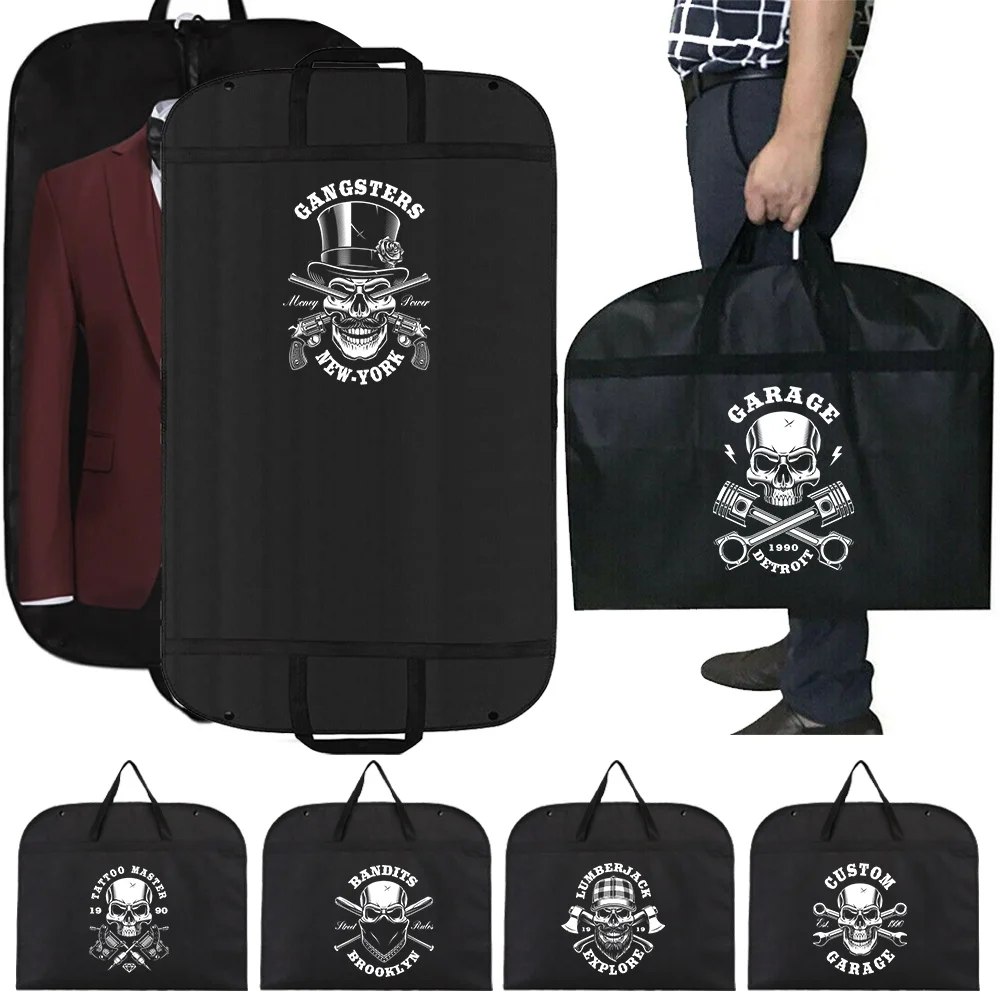 Hanging Clothes Dust Cover Dress Suit Coat Storage Bag Skull Printed Garment Bags Organizer Wardrobe Hanging Clothing Organizers
Hanging Clothes Dust Cover Dress Suit Coat Storage Bag Skull Printed Garment Bags Organizer Wardrobe Hanging Clothing Organizers