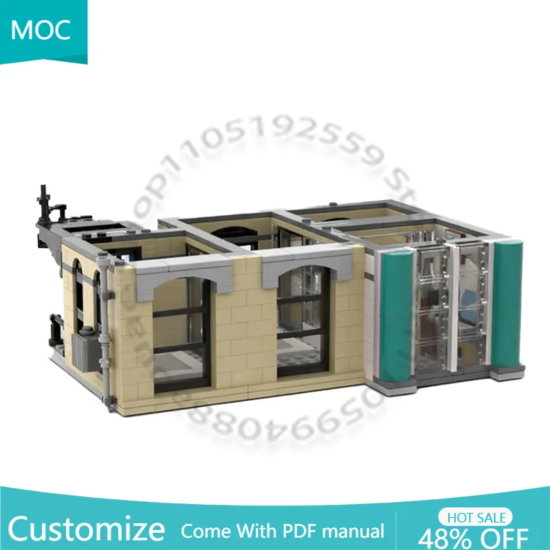500 PCS Modular Building Downtown Diner Office Floor MOC Customize Modular Building Block Creative Design DIY Holiday Toy Gifts
500 PCS Modular Building Downtown Diner Office Floor MOC Customize Modular Building Block Creative Design DIY Holiday Toy Gifts