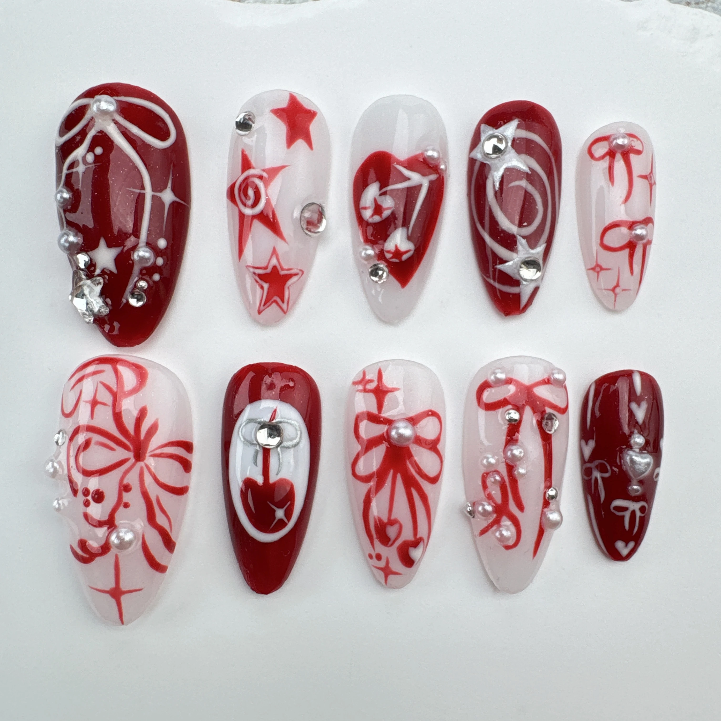 Handmade rabbit nails/ custom press on nails/party press on nails/Flakes for nails/wedding nails gift/Long nails/y2k style
Handmade rabbit nails/ custom press on nails/party press on nails/Flakes for nails/wedding nails gift/Long nails/y2k style