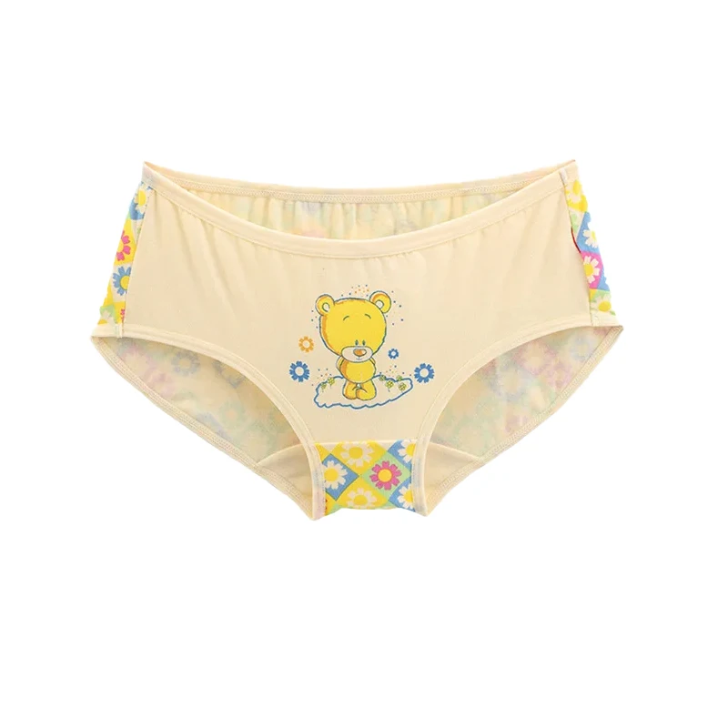 One Piece Baby Girl Underwear Kids Girls Cotton Briefs Bear Cartoon Panties 5-12 Years Old Children Yellow Color
One Piece Baby Girl Underwear Kids Girls Cotton Briefs Bear Cartoon Panties 5-12 Years Old Children Yellow Color